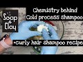 Chemistry behind cold process shampoo | curly hair formulation | Day 81/365