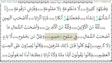 سورةُ الواقعة (32 - 47) عبد الرشيد صوفي