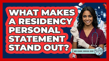 What Makes A Residency Personal Statement Stand Out? - Med School Survival Guide