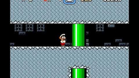 SMW Custom Level - Chocolate Caves Fortress