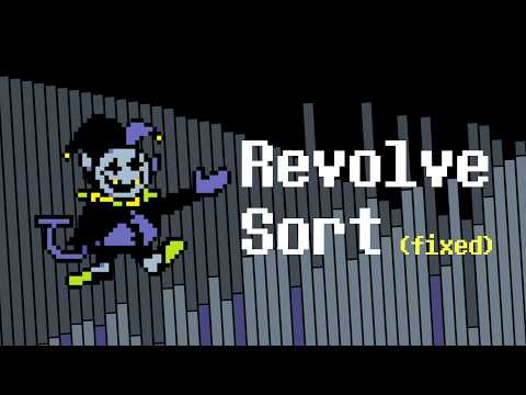 The World Revolving but it's a (real) sorting algorithm but the audio is fixed