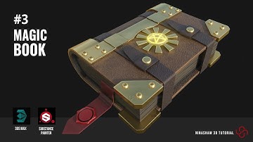 Substance Painter | Modeling and Texturing Magic Book - Part 3 [Texturing]