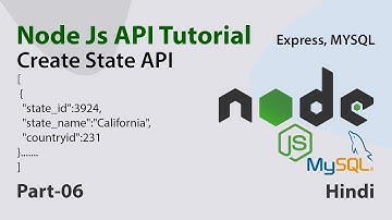 Create State API | Node Js & Express API Tutorial for Beginners -06