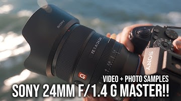 Sony 24mm f/1.4 G Master Test Footage + Sample Photos! - For a7III a7RIII a9 a7SII a6500 a6000