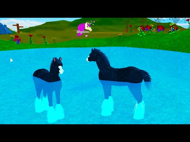 Horse Valley & Foals + Pegasus In New World - Lets Play Online Roblox Horse  Games – Видео Dailymotion