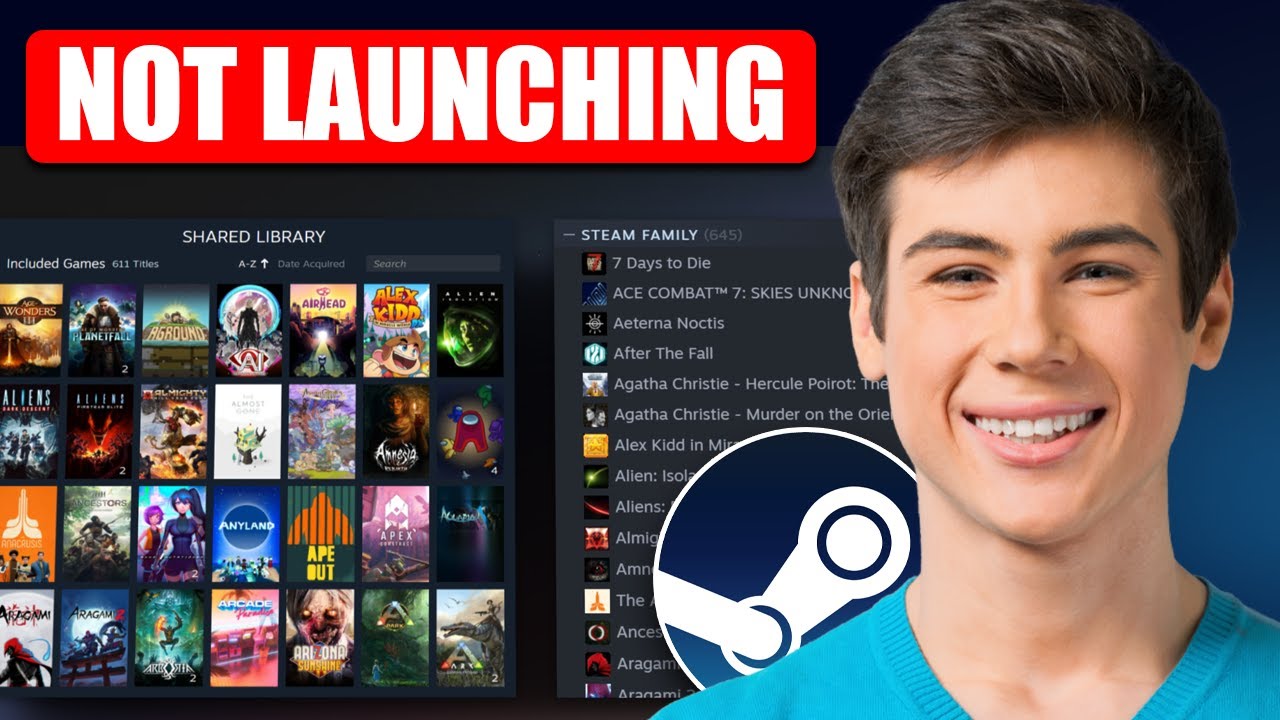How To Fix Steam Games Not Launching In Windows 11 - YouTube