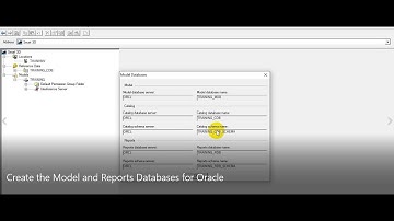 [SP3D_Oracle]_Create the Model and Reports Databases for Oracle