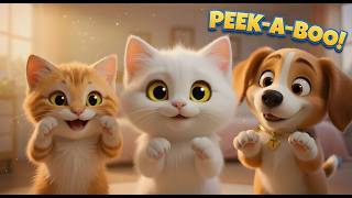 Peek-a-Boo Song 👀 Hide & Seek Nursery Rhyme | Nola & Sugar screenshot 3