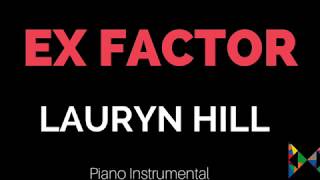 Video thumbnail of "Ex factor - Lauryn hill Piano instrumental"