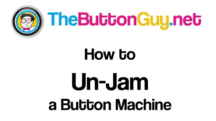 How to Un-Jam a Button Machine