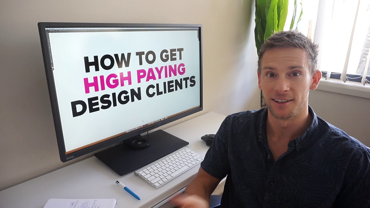 How to get HIGH PAYING Design Clients - YouTube