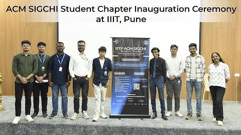 IIITP ACM SIGCHI Inauguration Ceremony 2025