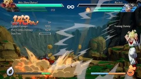 Bardock corner 2H sparking TOD combo (2 bar start Bardock 18 SSJ Goku)