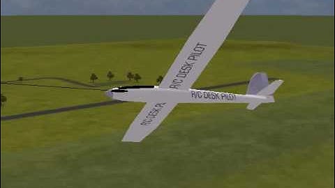 Glider towing - R/C Desk Pilot