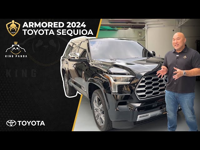 Super Comfortable Armored Vehicle , the Armored 2024 Toyota Sequoia class=