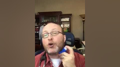 How to - Asthma medication technique and demonstration