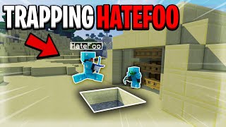 So, I Trapped HateFoo... | Minecraft HCF