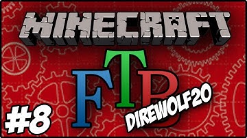 Minecraft: DireWolf20 Feed The Beast - Frame Motor, Support Frame and covers #8