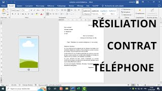 Comment Rédiger Une Lettre De Résiliation Dun Contrat De Téléphone