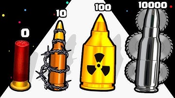 Bullet Sheet - Level Up Bullet, Max Level ASMR Gameplay #asmrgameplay #satisfyingasmr #levelup