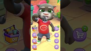 Gorilla 🦍 eating video Talking Tom cat l #talkingcat #cat