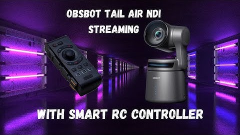 OBSBOT Tail AIR NDI Streaming PTZ Camera With Smart RC Controller