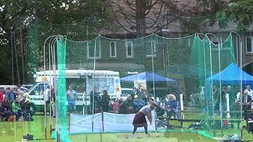 Throwing The Hammer Highland Games Markinch Fife Scotland
