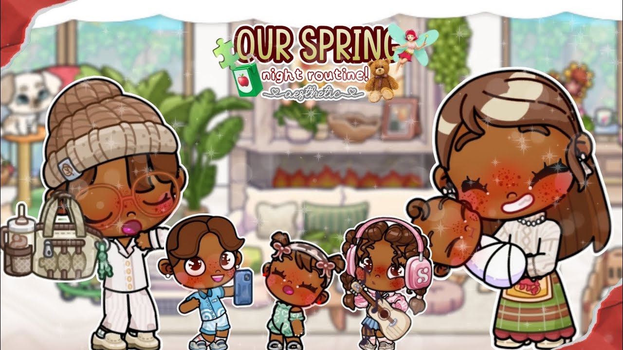 *РЕАЛИСТИЧНЫЙ* весенний вечерний ритуал!⋮ ⌗ 🐞🧚🏼‍♀🧩┆*озвучено!* 🍥🍡🧃