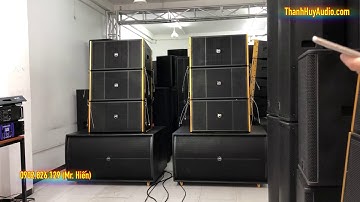 Dàn Loa Hội Trường Sử Dụng Đồng Bộ Loa Array ATI Giá 110 Triệu Về Phan Rang