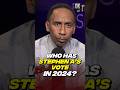 Who has Stephen A. Smith’s vote in 2024?