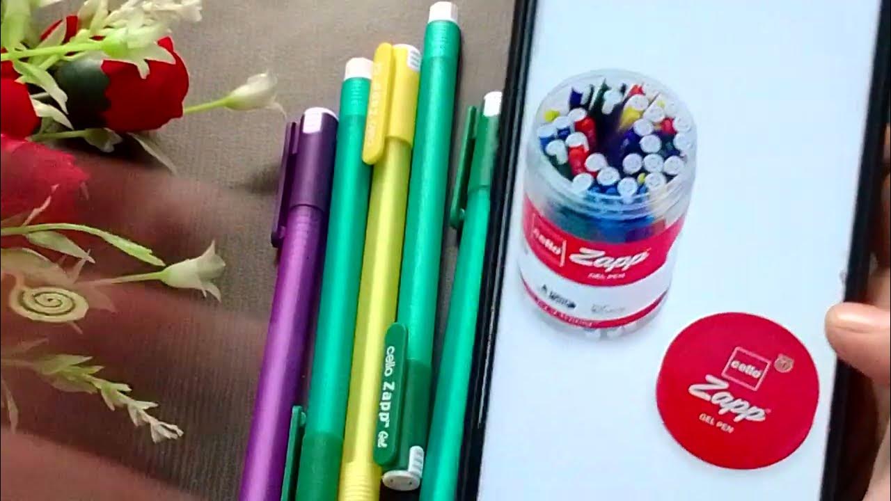 CELLO ZAPP GEL PEN REVIEW (8 RS PER PIECE) YouTube