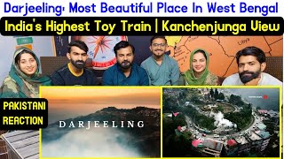 React On Darjeeling:Most Beautiful Place in West Bengal India's Highest Toy Train Kanchenjunga View.