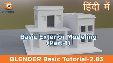 Blender Basic Exterior Modeling (Part-1)