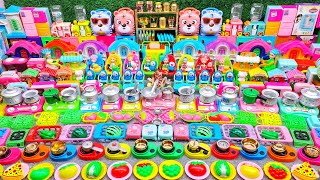 659 Minutes Satisfying With Unboxing Hello Kitty Kitchen Set Mini Steel Kitchen Set Cooking Video