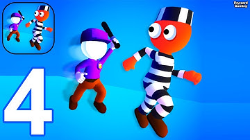 Prison Break: Cage Tycoon Idle - Gameplay Walkthrough Part 4 Stickman Prison Break Police Station