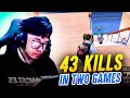 43 Kills in Two Game with Randoms || Nero Gaming