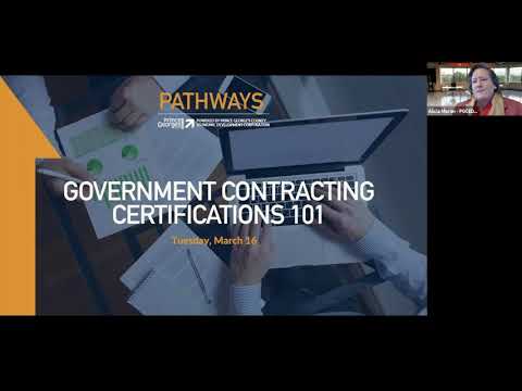 Pathways: Government Contracting