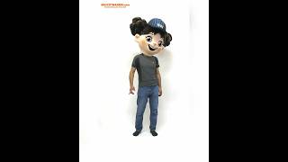 Max the Engineer Mascot Costume for Trax Credit Union, FL, USA
