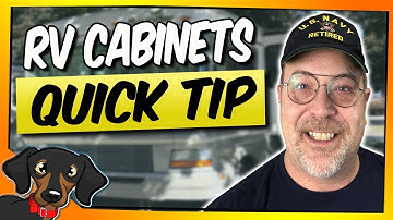 How to Upgrade Your RV Cabinets (DIY RV Cabinet Makeover)