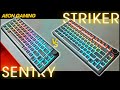 Aeon gaming striker and sentry mechanical keyboards