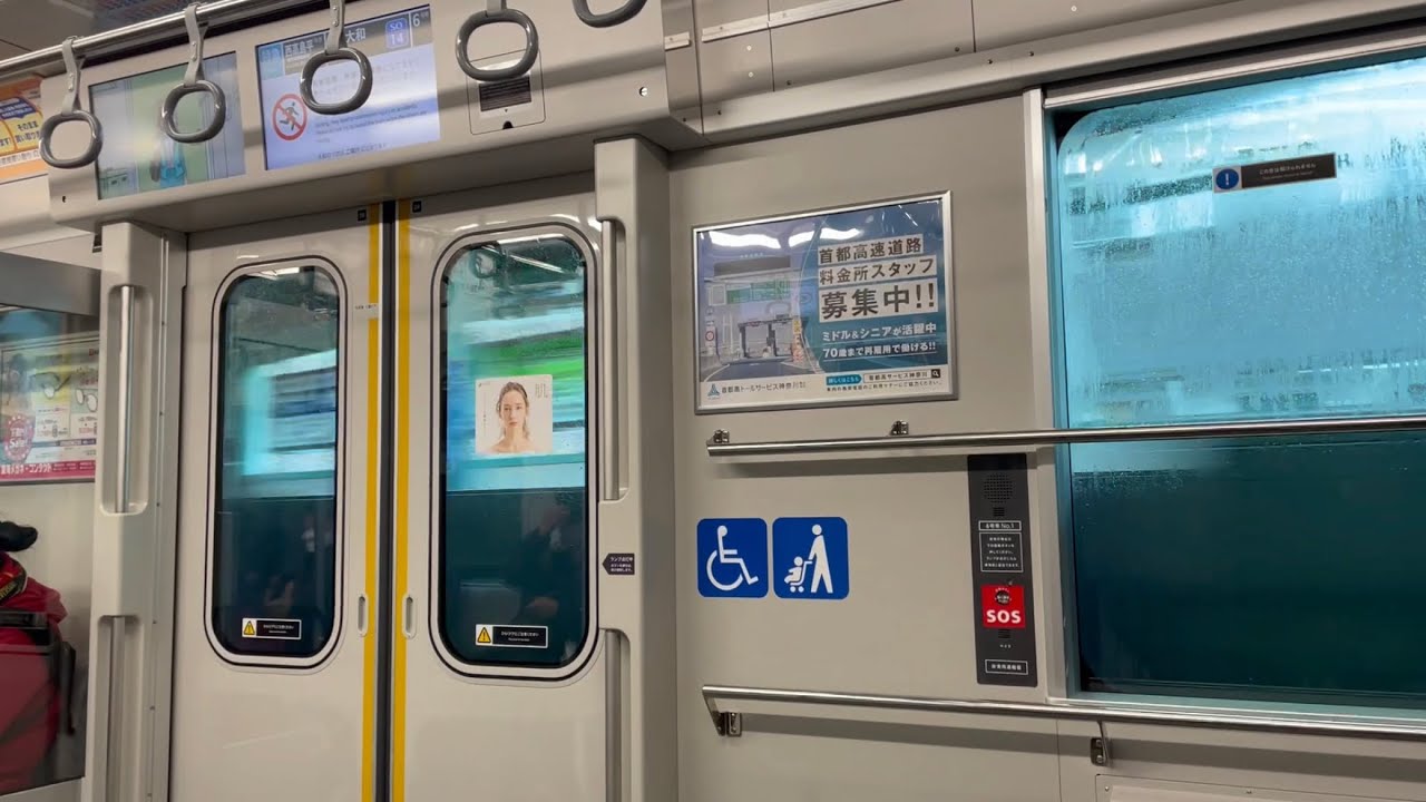 【日立SiC】相鉄21000系21106F 走行音・車内 (海老名→大和)【特急西高島平行き】