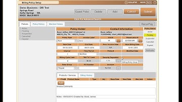 RezExpert - How to Set Up a Billing Policy