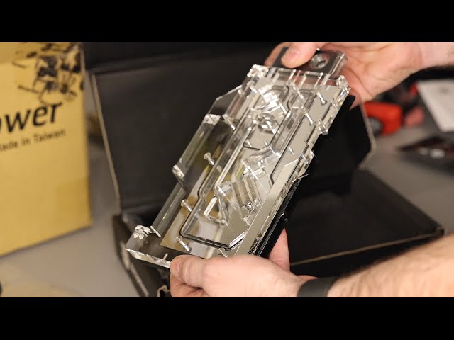 Bitspower BP-VG3090FE 3090 FE waterblock unboxing - YouTube