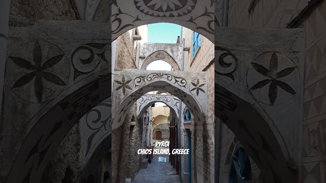 Pyrgi, Chios island, Greece 🇬🇷  June 2023 