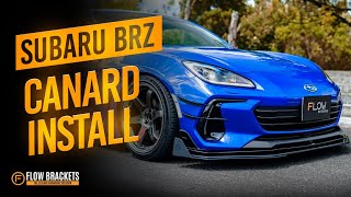 How to Install Canards on the new Subaru BRZ | Flow Designs