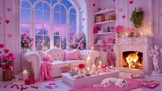 Cozy Valentine’s Fireplaces Music 💝 Valentine's Background Music 💘 Happy Valentine's Day 2026 screenshot 5