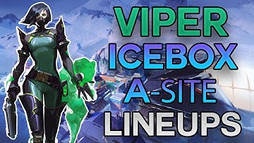 VALORANT Viper Lineups Icebox A-Site