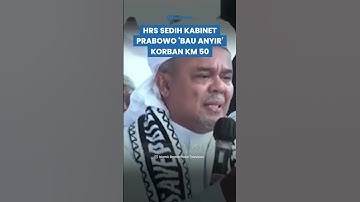BLAK-BLAKAN, Habib Rizieq Sebut Kabinet Prabowo Masih 
