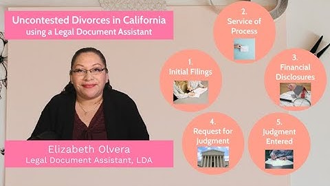 5 Steps to an Uncontested Divorce in California using an LDA