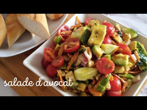 Vidéo: Salade D'avocat : Juteuse Et Facile